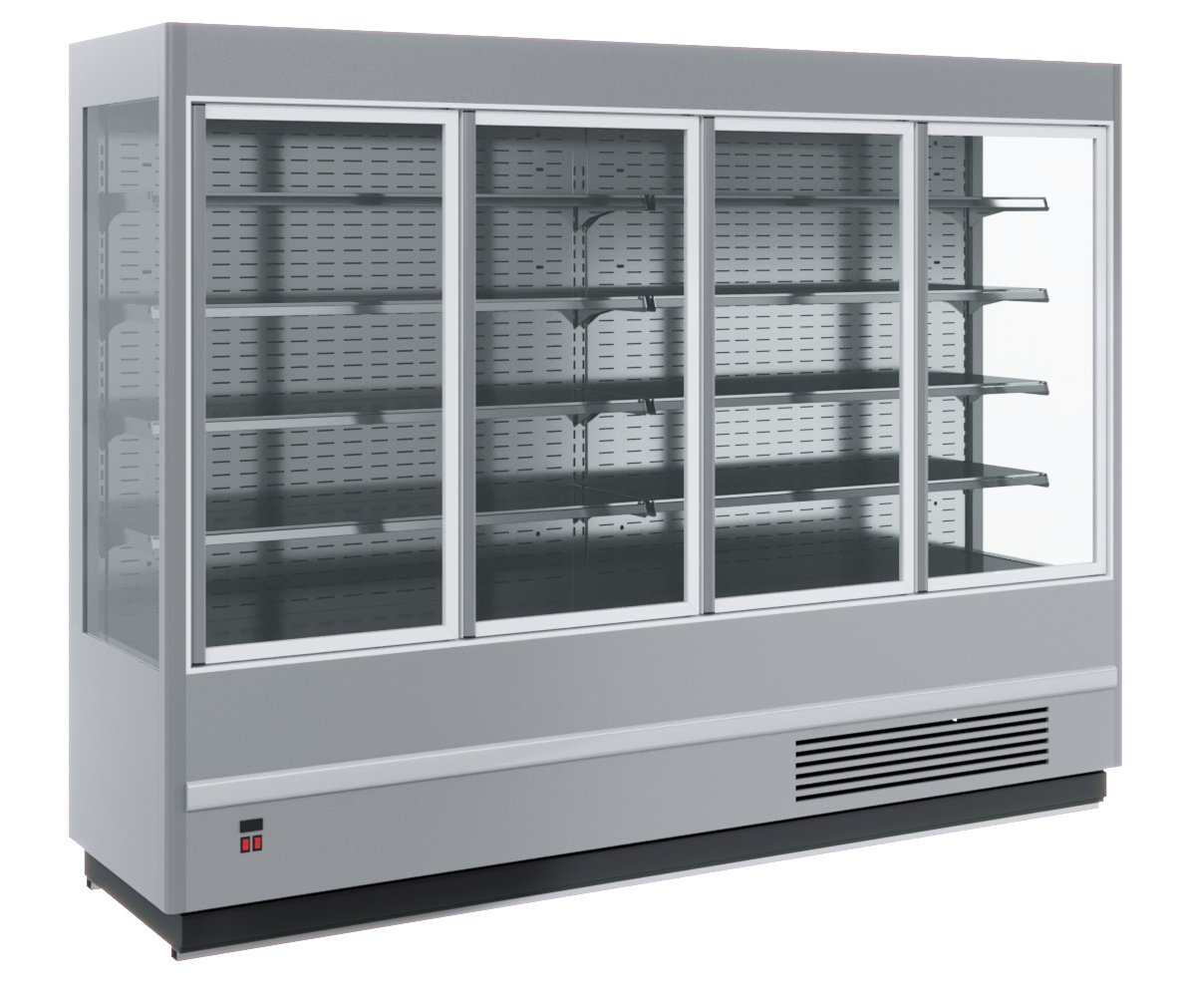 Горка холодильная «Полюс» FC 20-07 VV 0,6-1 STANDARD (фронт X5 распашные двери)