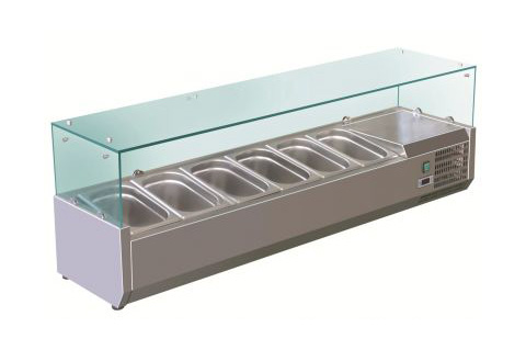 Охлаждаемая витрина для ингредиентов «KORECO» VRX1500-380(395I)